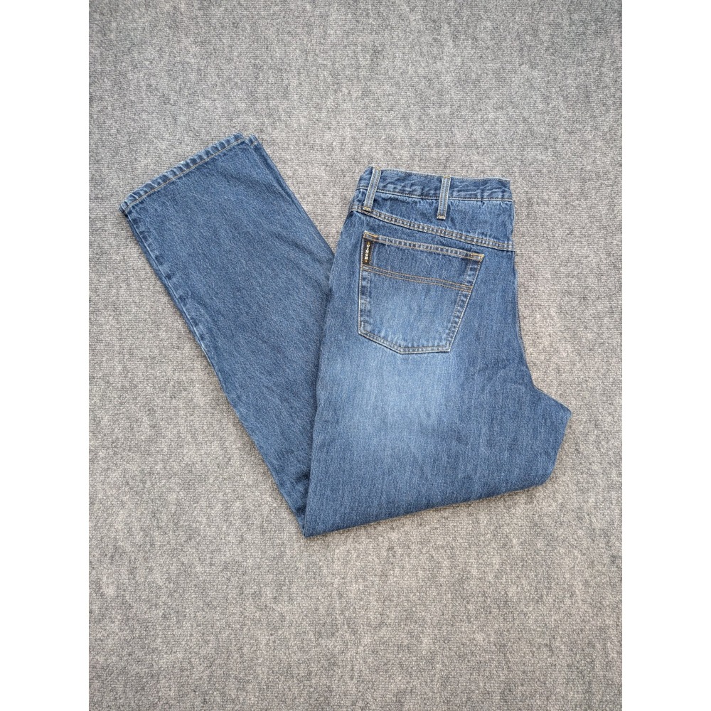 Cinch Men's Mid Blue Straight Denim Jeans